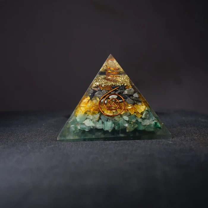 Seven Chakra Orgone Pyramid