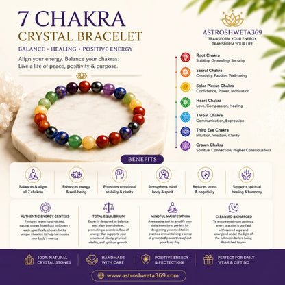 7 Chakra Crystal Bracelet
