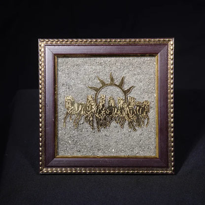 7 Horses Pyrite Frame