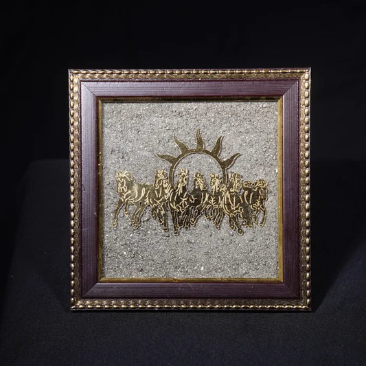7 Horses Pyrite Frame