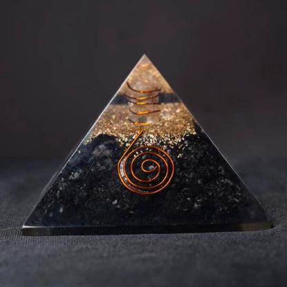 Black Obsidian Pyramid
