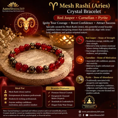 Aries (मेष) Zodiac Bracelet