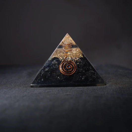 Black Tourmaline Orgone Pyramid