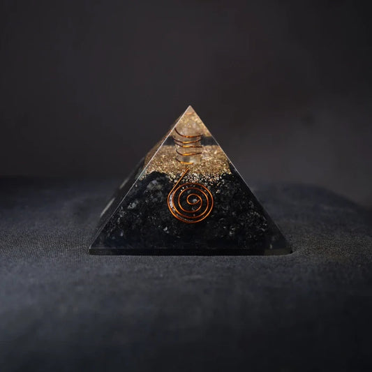 Black Tourmaline Orgone Pyramid