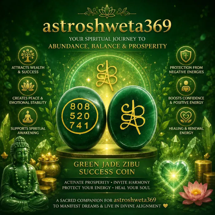 Green Jade Zibu Success Coin