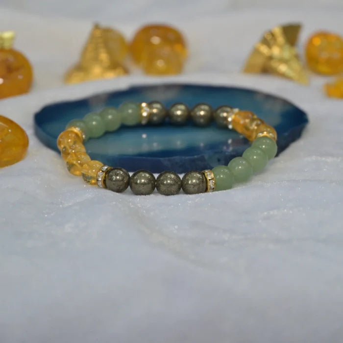 Mulank 3 Bracelet = for Birthdate (3, 12, 21, 30)