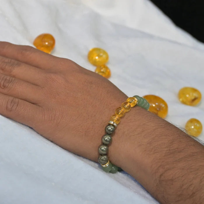 Mulank 3 Bracelet = for Birthdate (3, 12, 21, 30)