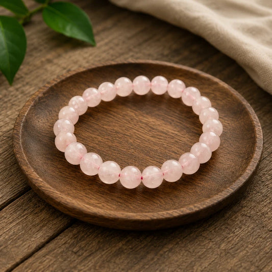 Natural Rose Quartz Bracelet