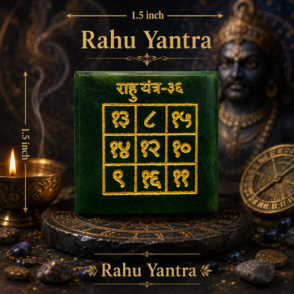Green Jade Rahu Yantra