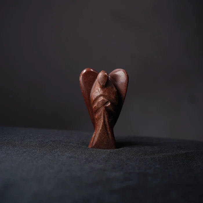 Red Jasper Stone Angel