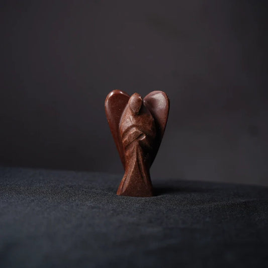 Red Jasper Stone Angel
