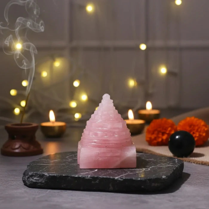 Rose Quartz Shree Yantra