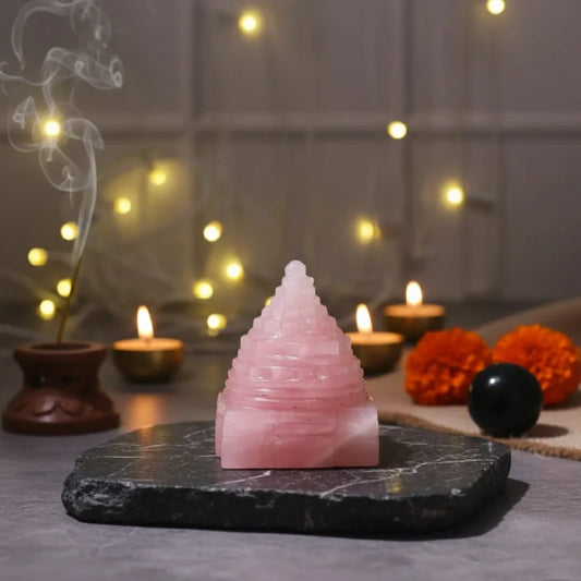 Rose Quartz Shree Yantra