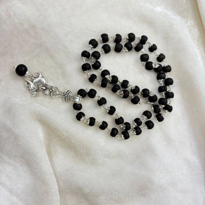 Karungali Mala with Nandi Pendant
