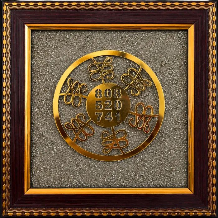 Zibu Symbol Pyrite Dust Frame
